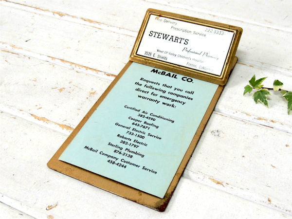 STEWART'S カリフォルニア 薬局 小児科 病院 アドバタイジング ヴィンテージ バインダー