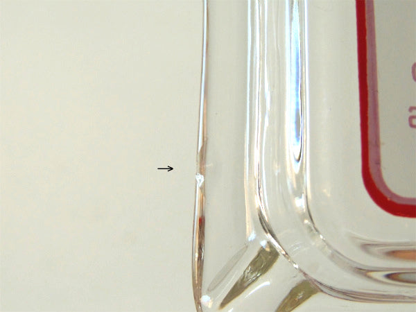 カンザス州・グレート・ベンド アドバタイジング・ガラス製・四角・ヴィンテージ・灰皿・アシュトレイ USA