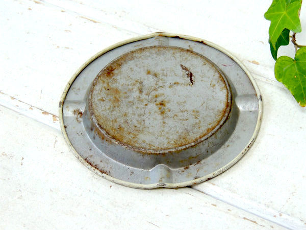 【ネブラスカ州・USA】牛&豚・ティン製・アドバタイジング・ヴィンテージ・灰皿