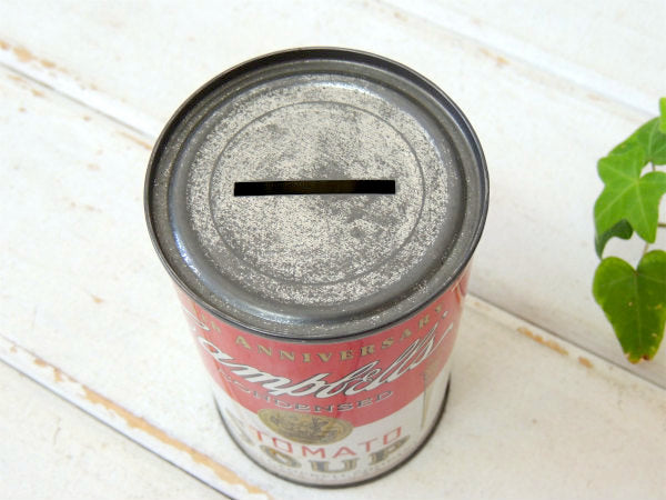 【キャンベルスープ】125周年記念・ノベルティ品・トマトスープ缶・貯金箱/コインバンク USA