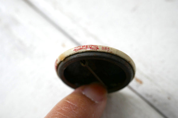 IAM FEDERAL EMPLOYEES・アンティーク&ヴィンテージ・イーグル・缶バッジ・US