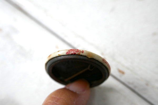 IAM FEDERAL EMPLOYEES・アンティーク&ヴィンテージ・イーグル・缶バッジ・US