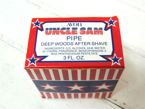 【エイボン・AVON・アンクルサム】ビンテージ・アフターシェーブローション・星条旗