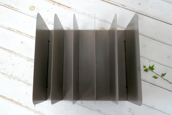 Steelmaster 工業系 メタル製 2Way ヴィンテージ 書類スタンド ファイルラック US