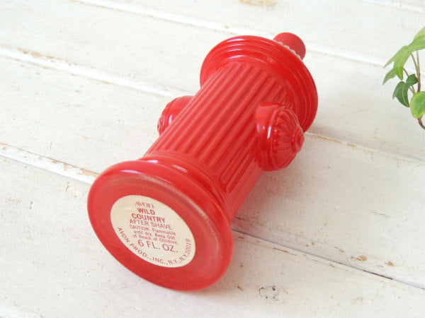 【AVON・NO PARKING】アメリカ・消火栓・赤色・ヴィンテージ・ローションボトル/瓶 USA