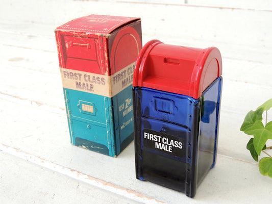 AVON エイボン アメリカ郵便ポスト・箱付き・70's ヴィンテージ・ローションボトル 瓶 USA