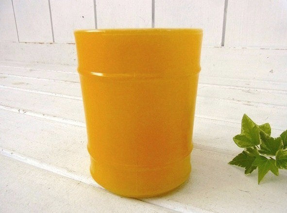 【Fire King】ファイヤーキング・イエロー・レンジャーマグ/バレルマグ USA