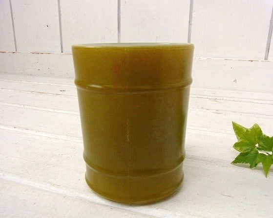 【Fire King】ファイヤーキング・オリーブ色・レンジャーマグ/バレルマグ USA