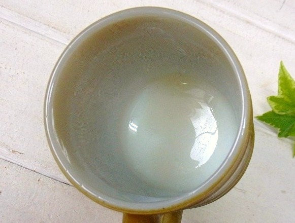 【Fire King】ファイヤーキング・オリーブ色・レンジャーマグ/バレルマグ USA