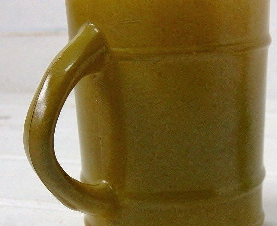 【Fire King】ファイヤーキング・オリーブ色・レンジャーマグ/バレルマグ USA