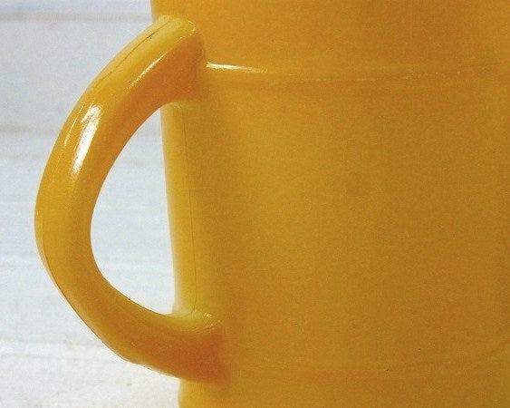 【Fire King】ファイヤーキング・イエロー・レンジャーマグ/バレルマグ USA