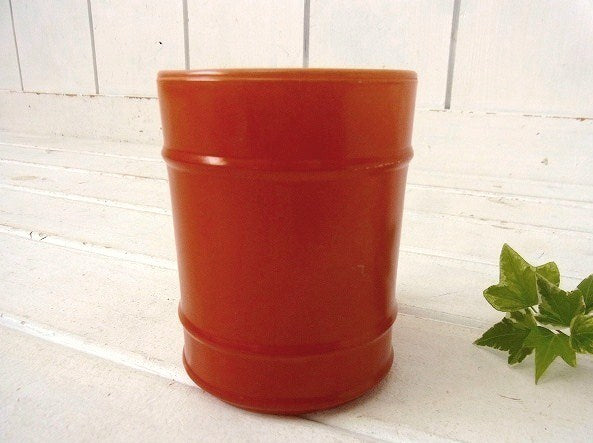 【Fire King】ファイヤーキング・オレンジ色・レンジャーマグ/バレルマグ USA