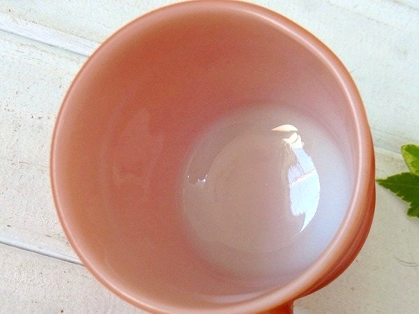 【Fire King】ファイヤーキング・オレンジ色・レンジャーマグ/バレルマグ USA