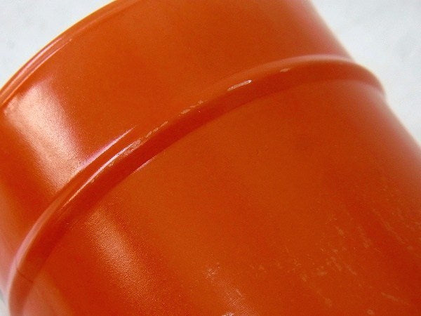 【Fire King】ファイヤーキング・オレンジ色・レンジャーマグ/バレルマグ USA