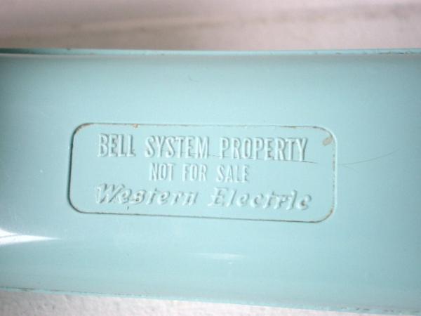 Western Electric 水色 ヴィンテージ 電話機 テレフォン USA