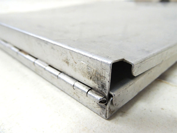 【SAUNDERS・工業系】アルミ製・書類ケース付き・ビンテージ・バインダー・クリップボード/USA