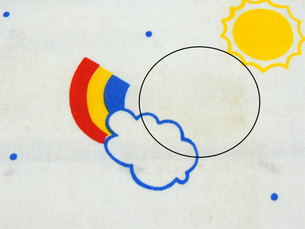 【ANNIE】アニー&サンディ・レインボー柄・クッション・ヴィンテージ・パネル生地/ファブリック