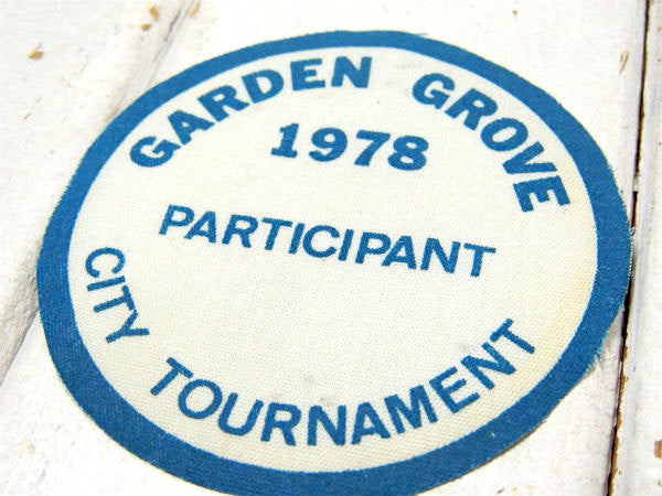 USA・カリフォルニア・ガーデングローブ・1978 ヴィンテージ・ワッペン・アップリケ