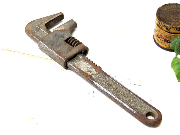 BHM CORP 9IN ヴィンテージ・アジャスター レンチ・工具 アメ車 ガレージ USA