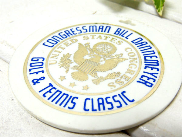 UNITED STATES CONGRESS アメリカ合衆国議会 ヴィンテージ ゴルフ＆テニス ネームプレート 刻印 イーグル  USA