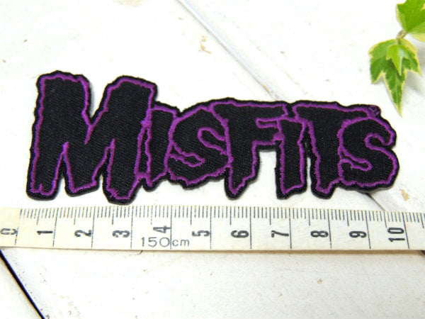 USA パンクバンド MISFITS ミスフィッツ ヴィンテージ ワッペン 刺繍ワッペン アップリケ