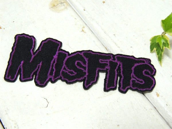 USA パンクバンド MISFITS ミスフィッツ ヴィンテージ ワッペン 刺繍ワッペン アップリケ
