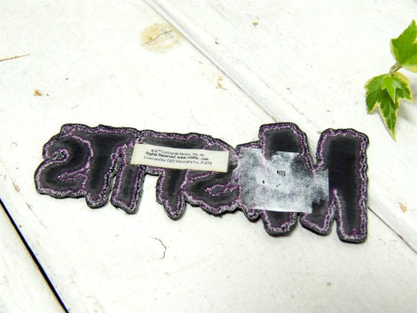 USA パンクバンド MISFITS ミスフィッツ ヴィンテージ ワッペン 刺繍ワッペン アップリケ