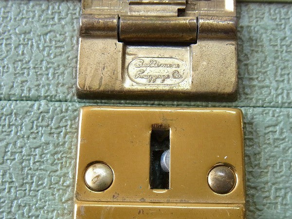 【Starline】ミントグリーン色・ヴィンテージ・スーツケース/トランク(L) USA