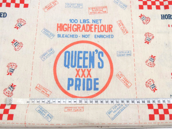 【フィードサック&フラワーサック】デッドストック未使用・ヴィンテージ・6パネル生地/ファブリック①