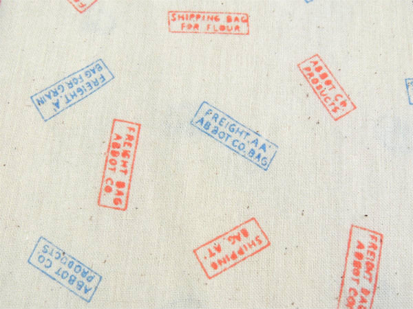 【フィードサック&フラワーサック】デッドストック未使用・ヴィンテージ・6パネル生地/ファブリック①