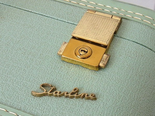 【Starline】ミントグリーン色・ヴィンテージ・スーツケース/トランク(M) USA