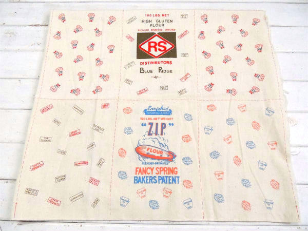 【フラワーサック】6パターン・デッドストック未使用・ヴィンテージ・パネル生地/ファブリック②