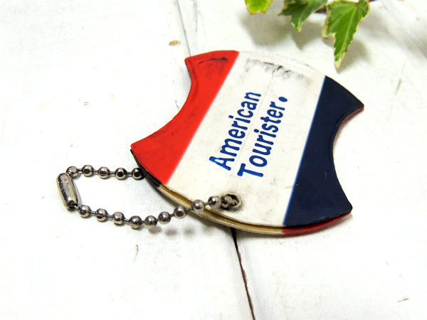 【アメリカン・ツーリスター】ヴィンテージ・トリコロール・ネームタグ・ボールチェーン付き