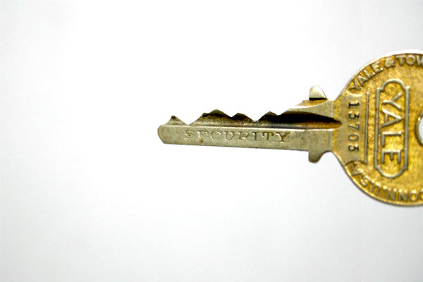 1800's~・YALE・SECURITY・メッセージ・鍵・アンティーク・ビンテージ・キー・KEY