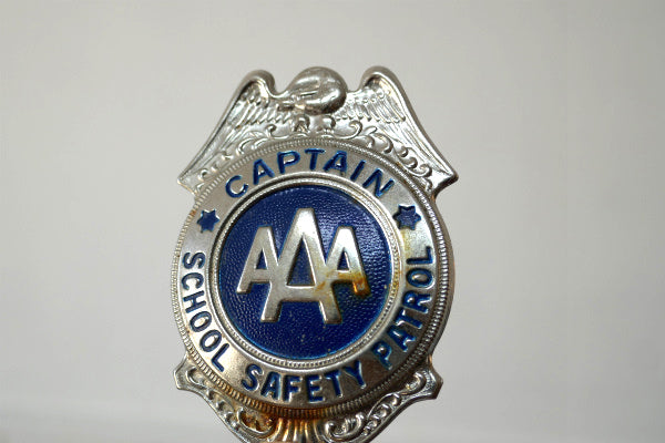 AAA・トリプルエー 1960〜70's・アドバタイジング・ビンテージ・バッジ・パトロール・US