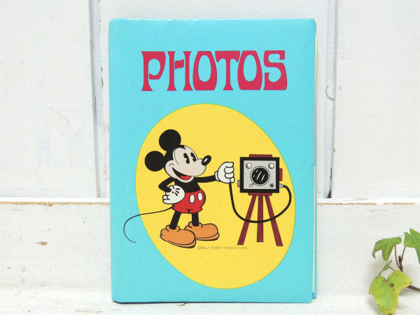 【ミッキーマウス】PHOTOS・ウォルトディズニー・ヴィンテージ・フォトアルバム・アルバム