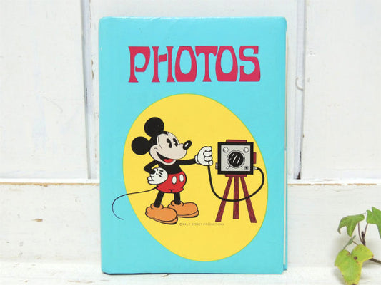 【ミッキーマウス】PHOTOS・ウォルトディズニー・ヴィンテージ・フォトアルバム・アルバム