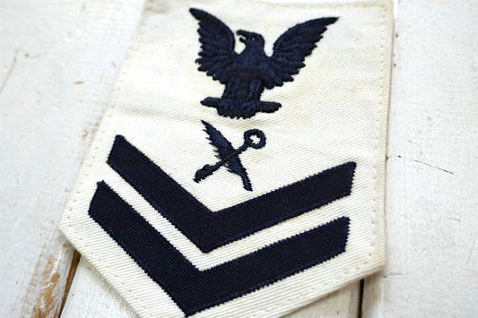 ミリタリー USN イーグル WW2 アメリカ軍 海軍 NAVY ヴィンテージ・刺繍 ワッペン 大戦