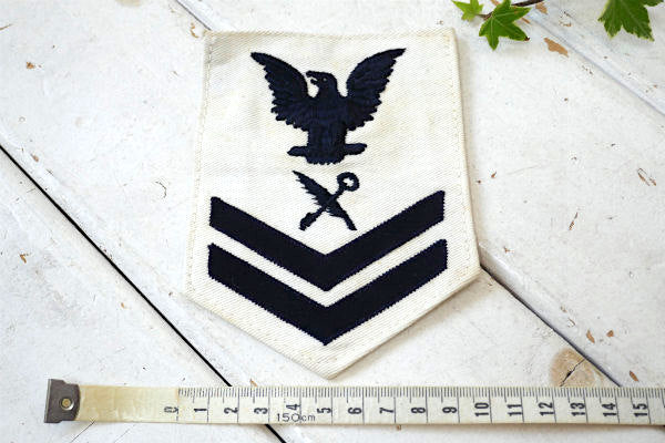 ミリタリー USN イーグル WW2 アメリカ軍 海軍 NAVY ヴィンテージ・刺繍 ワッペン 大戦