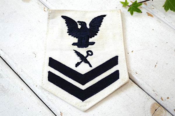 ミリタリー USN イーグル WW2 アメリカ軍 海軍 NAVY ヴィンテージ・刺繍 ワッペン 大戦