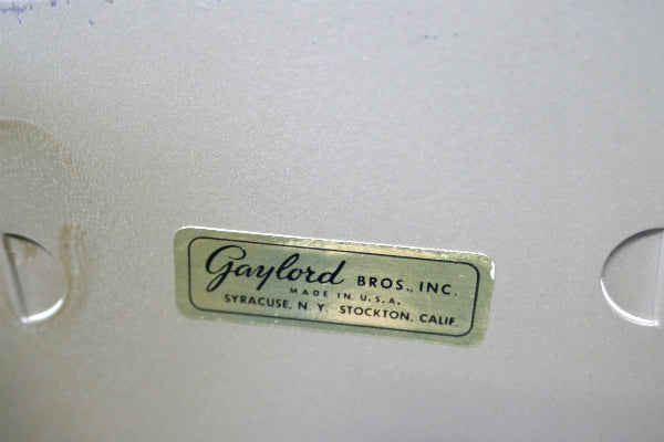 Gaylord Bros Inc 工業系・メタル製・ヴィンテージ・引き出し・ブックスタンド・本立て①