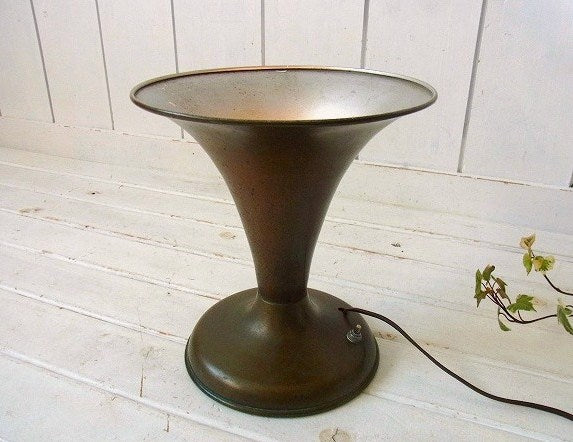 ティン製・ヴィンテージ・アッパーライト/フロアスタンド/照明  USA