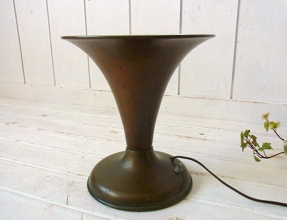 ティン製・ヴィンテージ・アッパーライト/フロアスタンド/照明  USA