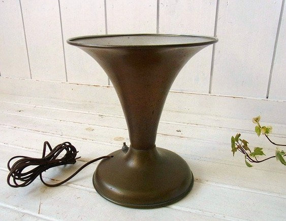 ティン製・ヴィンテージ・アッパーライト/フロアスタンド/照明  USA