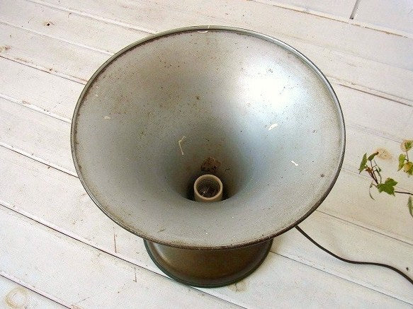 ティン製・ヴィンテージ・アッパーライト/フロアスタンド/照明  USA