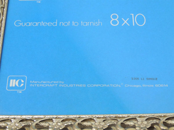 IIC フラワーモチーフ・透かしデザイン・アンティーク・フォトスタンド・写真立て・フレーム 額 装飾