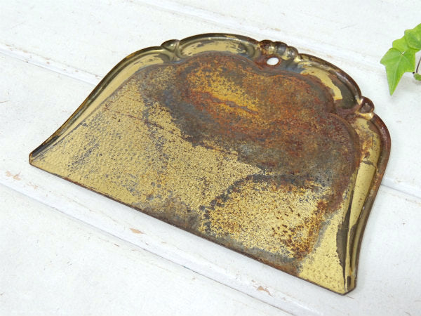 ドイツ製・ゴールド色・アンティーク・クラムトレイ・卓上ちりとり・ダストパン・Germany