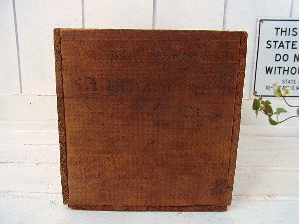 【DERBY】コンビーフ・ヴィンテージ・ウッドボックス/木箱/ガレージ USA