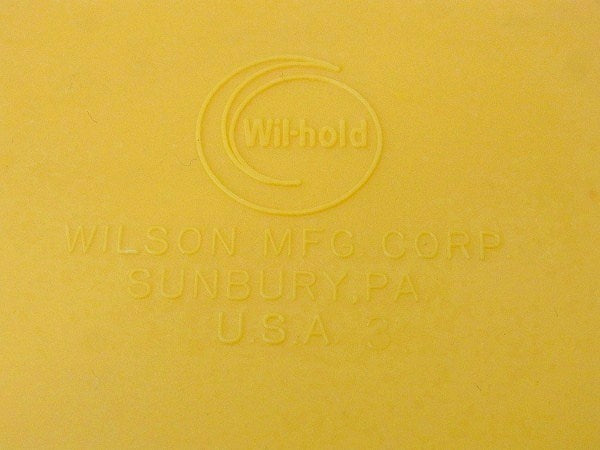 【WILSON】山吹色・2段式・ヴィンテージ・ソーイングボックス/裁縫箱/手芸 USA