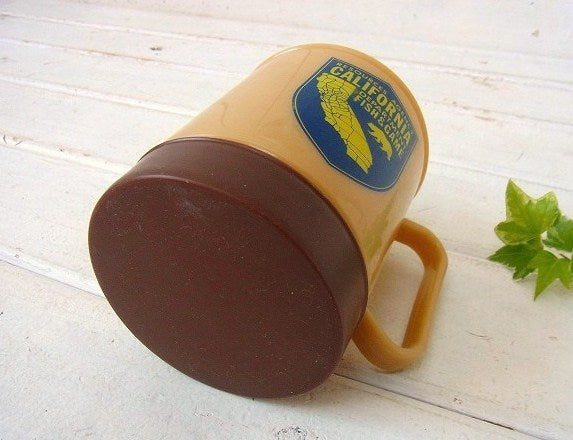 USA カリフォルニア・フィッシュ&ゲーム ビンテージ・マグカップ キャンプ道具・アウトドア